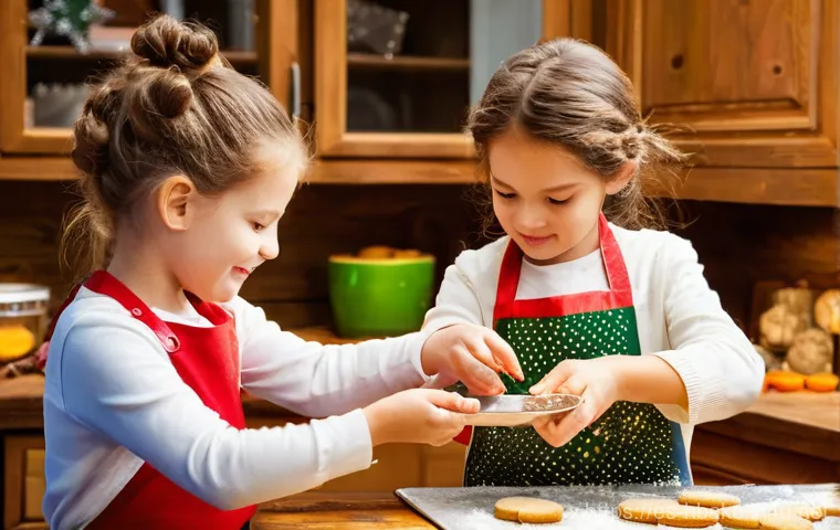 홈베이킹 크리스마스 베이킹 - **Prompt 1: A Cozy Family Christmas Baking Scene**
    "A warm, inviting kitchen scene filled with n...