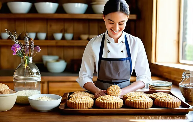 홈베이킹 판매용 레시피 개발 - **Prompt 1: The Personal Touch in the Kitchen**
    A charming, sunlit kitchen scene filled with war...